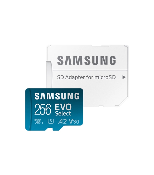 Карта памяти Samsung EVO Select 256 Гб microSDXC + SD адаптер (MB-ME256KA/AM)