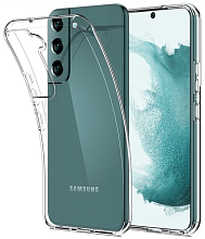 Силиконовый чехол для Samsung Galaxy S22+, прозрачный