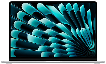 Apple MacBook Air 15" (M3 8C/10C), 24 Гб, 1 Тб, серебристый